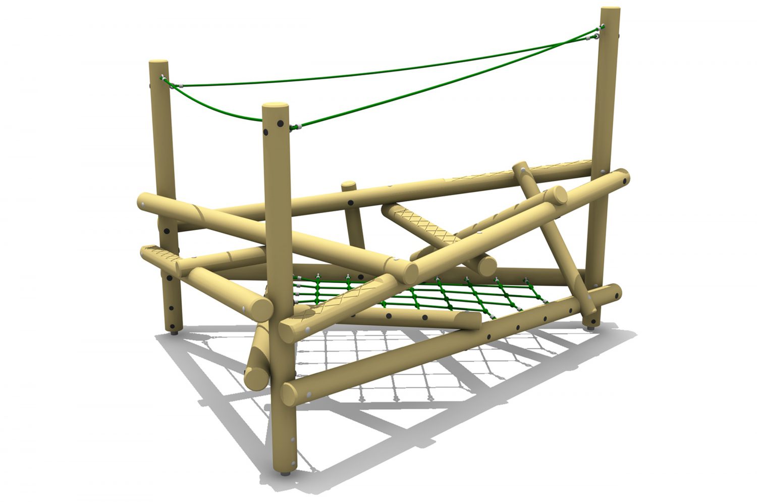 Clamber Stack 2 | Wooden Playground Equipment