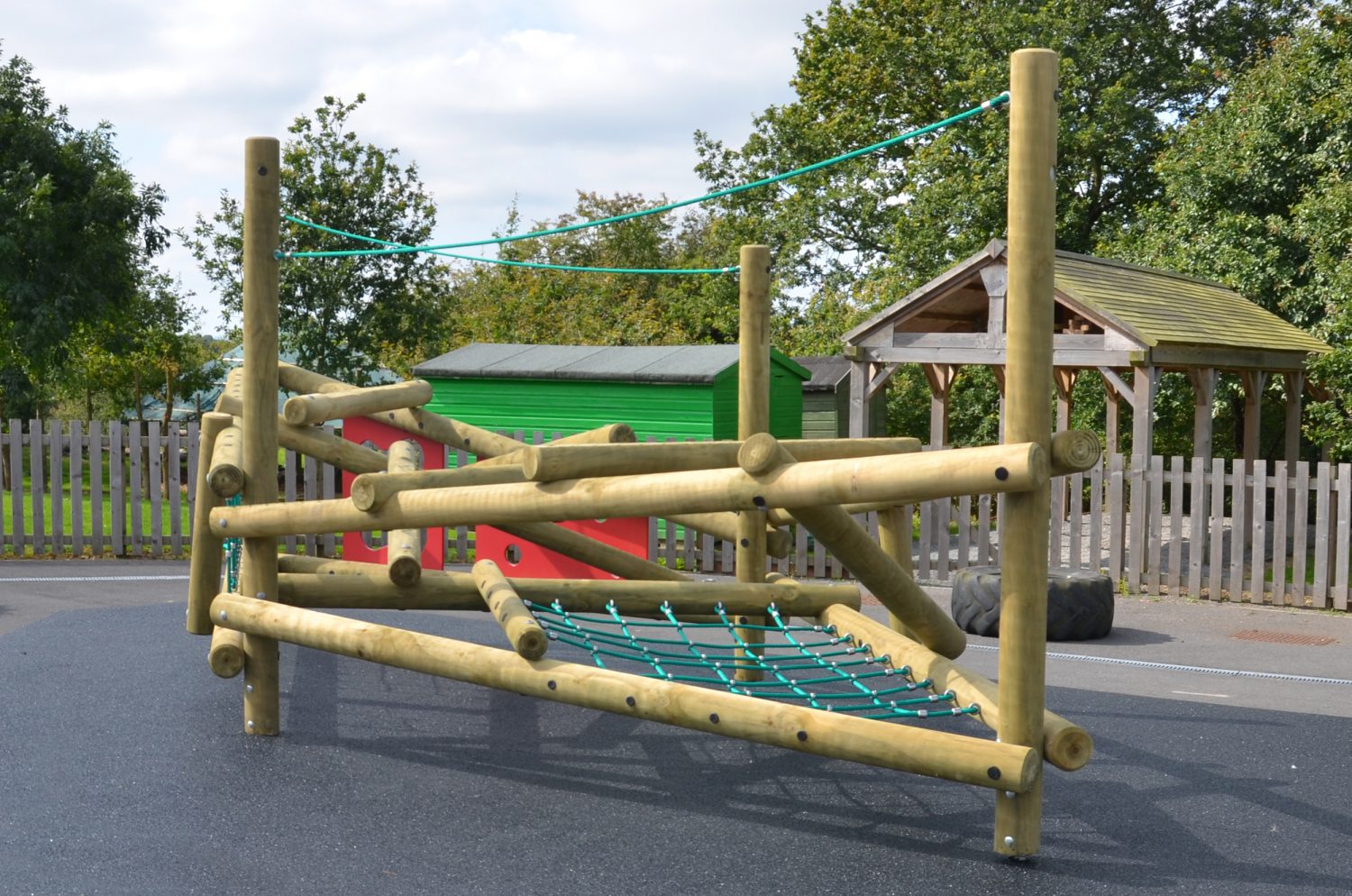 Clamber Stack 4 | Wooden Playground Equipment