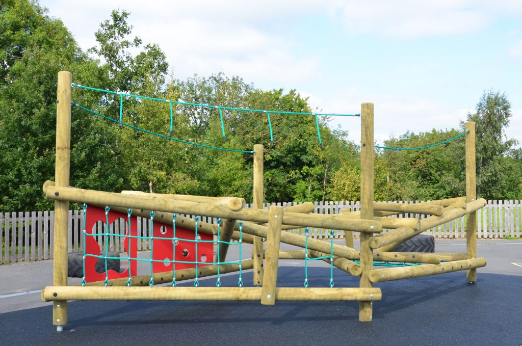 Clamber Stack 4 | Wooden Playground Equipment