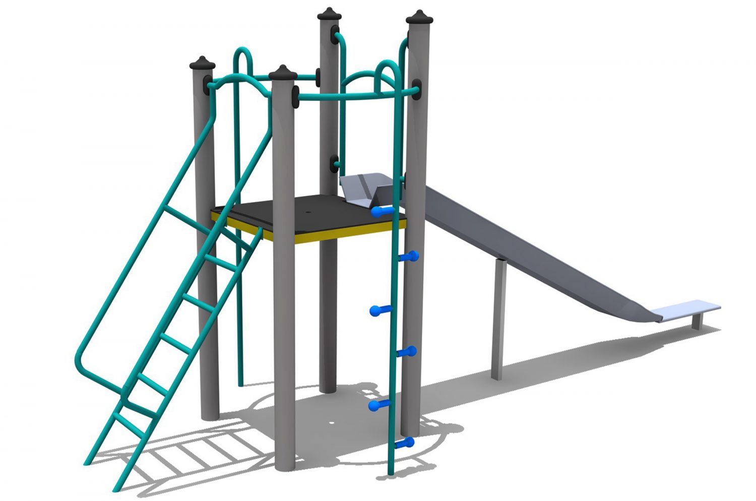 Climb Slide | Steel Multiplay Climbing Frame Design