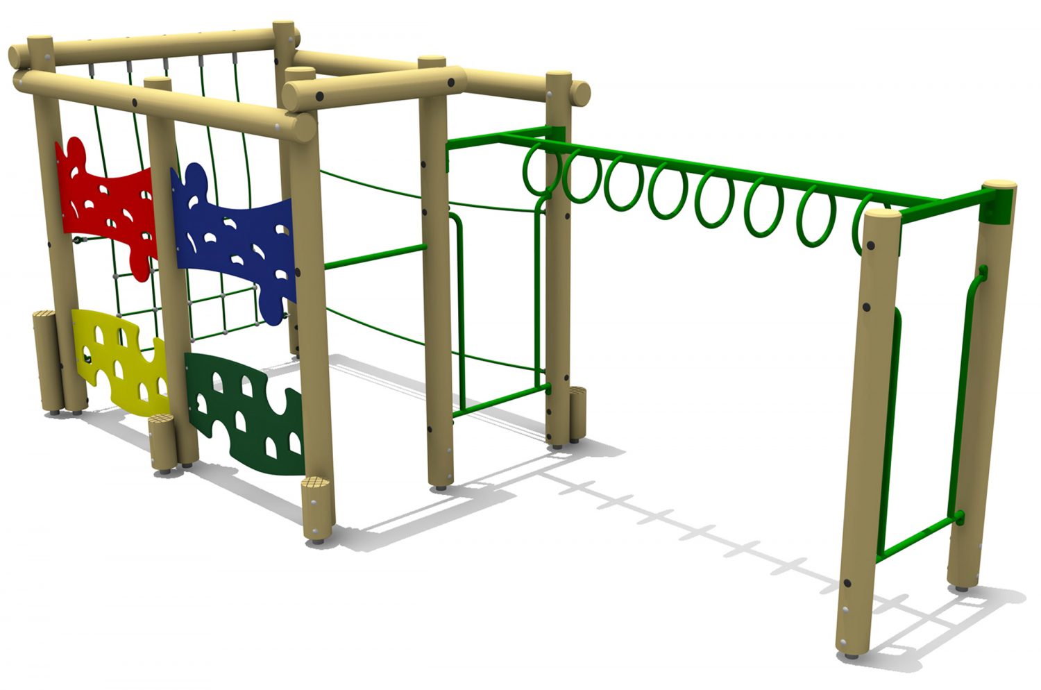 Play Frames | Children's Wooden Play Frames - Climbing Frame Designs