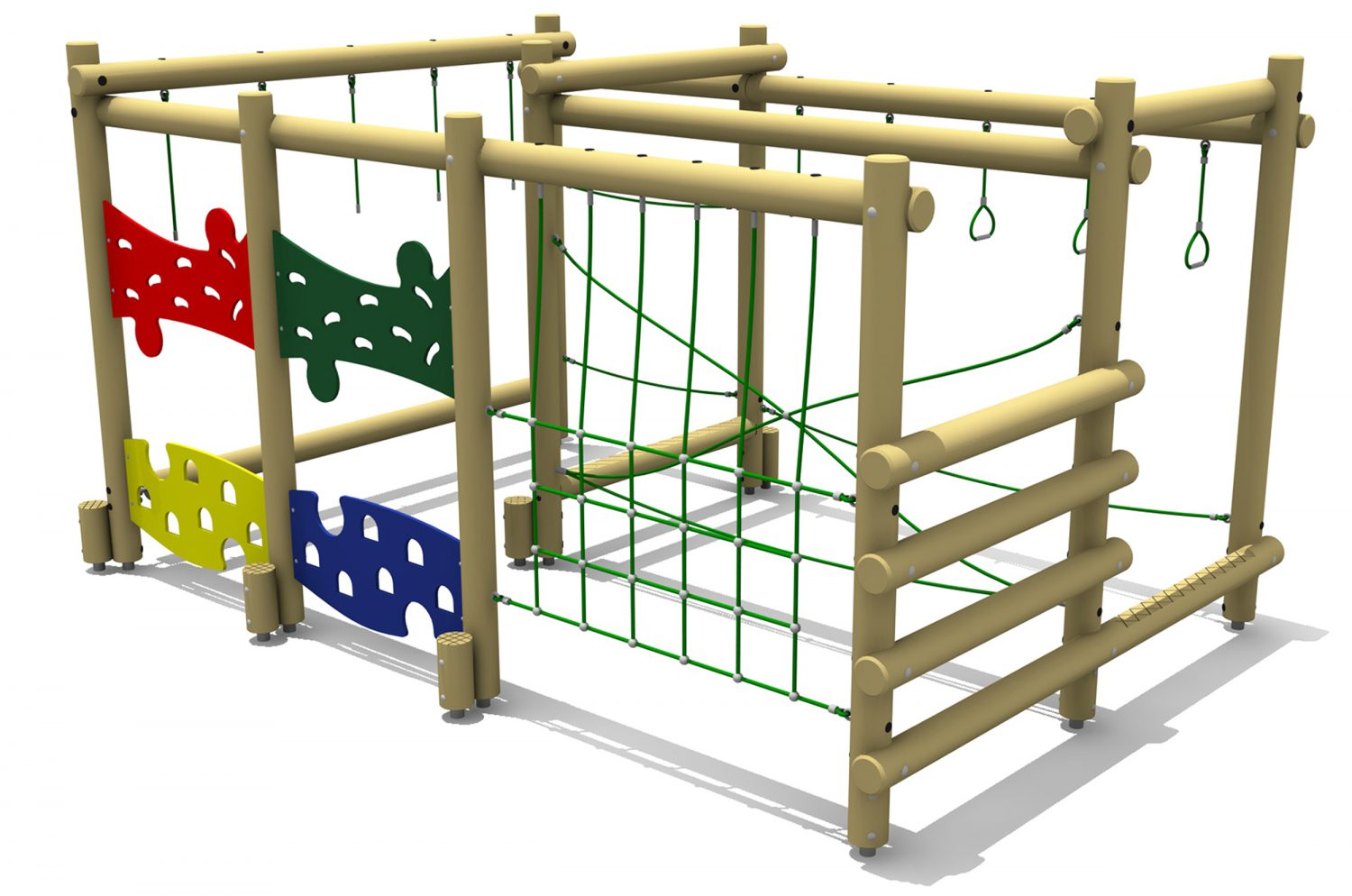 Play Frames | Children's Wooden Play Frames - Climbing Frame Designs