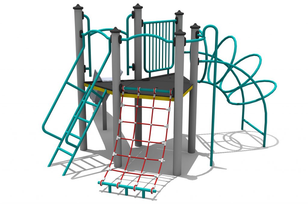 Starter Climber Steel Multiplay Climbing Frame Design