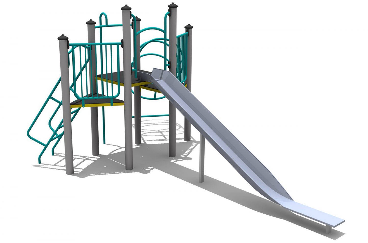 Tri Climber - Steel Multiplay Climbers | Climbing Frames