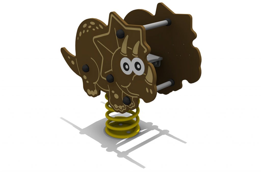 Triceratops Spring Rider | Kids Playground Designers