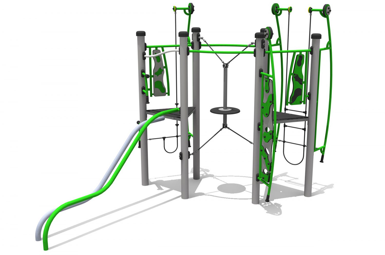 Starter Climber Steel Multiplay Climbing Frame Design