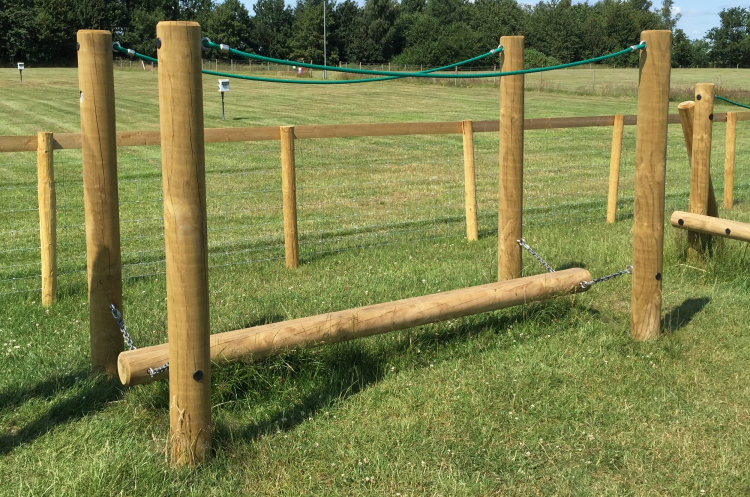 Wobble Log Bridge Outdoor Playground Equipment & Design