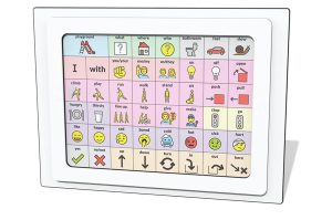 The Playground Communication Panel is a white panel with 47 images, designed to Supports non verbal communication.